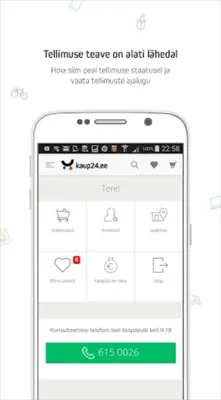 Kaup24.ee Mobiilne e-pood android App screenshot 0