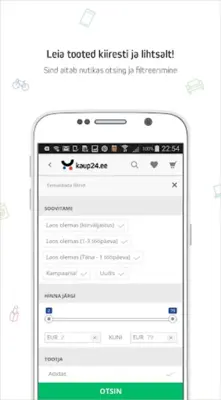 Kaup24.ee Mobiilne e-pood android App screenshot 1